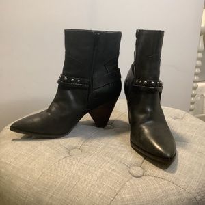Lucky Brand Womens Booties Black Size 6